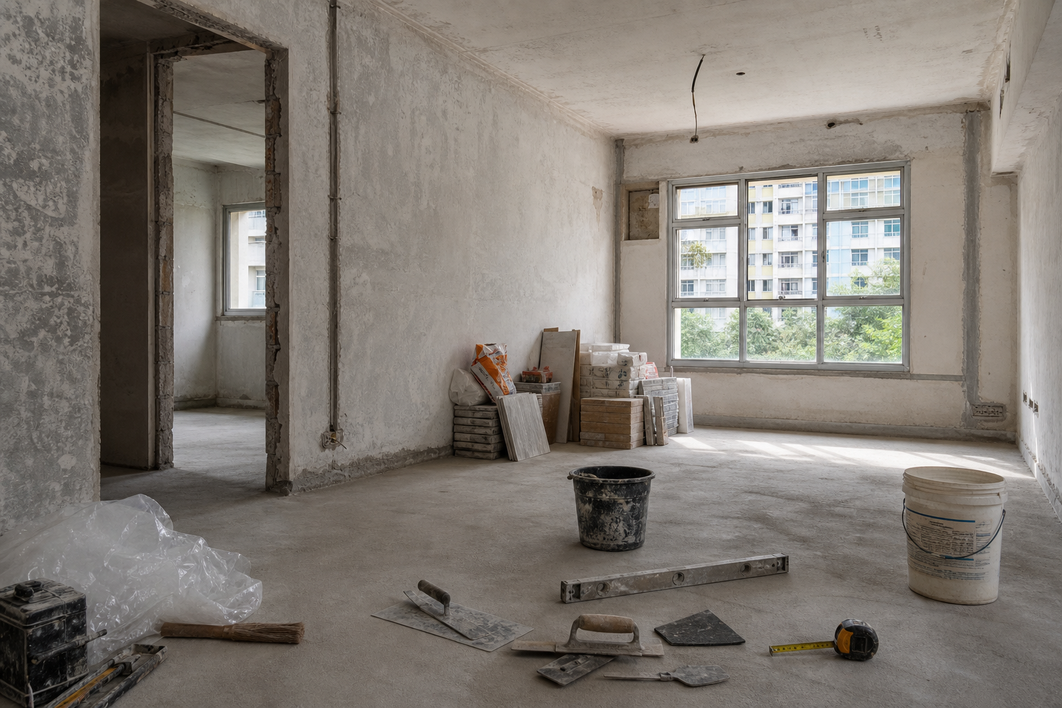 Mood reference for 1. base renovation works